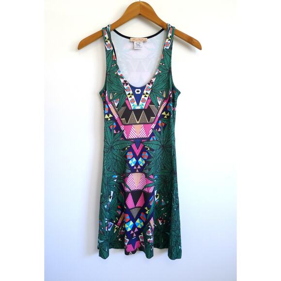 MARA HOFFMAN Circle Tank Jersey Mini Dress in Maristar Green Shopbop XS $275 - Picture 3 of 11